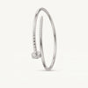 Sculpted Pavé Nail Cuff Bracelet | Modern Statement Jewellery