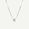 Elegant Silver LOVE Pendant Necklace
