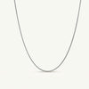Minimal Silver Chain Necklace