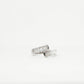 Elegant Baguette Crystal Open Crossover Ring for Women