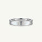 Elegant Mother of Pearl Inlay Band Ring