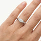 Elegant Marquise-Cut Crystal Solitaire Ring for Women