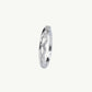 Elegant Silver Openwork Pave Ring with Sparkling Detail