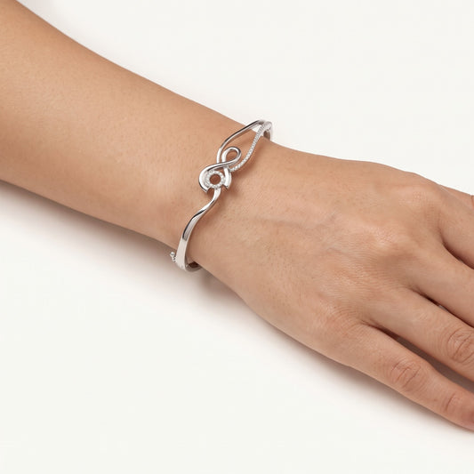 Infinity Elegance Pavé Bracelet