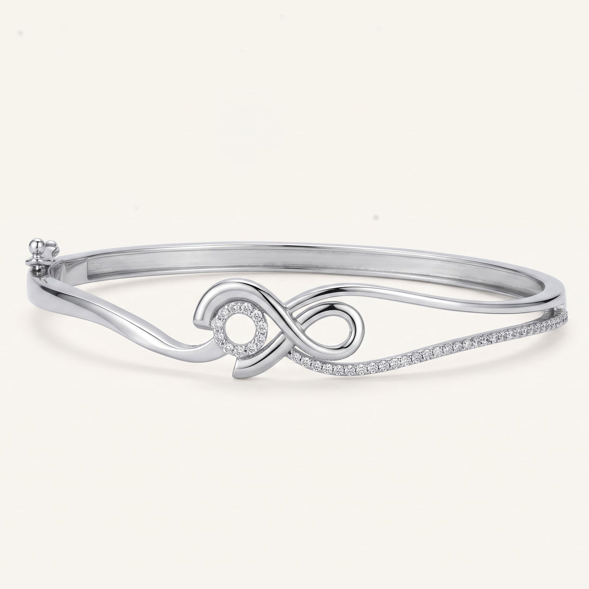 Infinity Elegance Pavé Bracelet