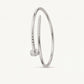 Sculpted Pavé Nail Cuff Bracelet | Modern Statement Jewellery