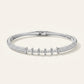 Sterling Silver Star Crystal Pavé Bangle Bracelet for Women