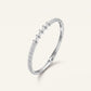 Sterling Silver Star Crystal Pavé Bangle Bracelet for Women