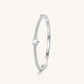 Celestial Star Crystal Tennis Bracelet – Silver Tone