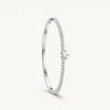Celestial Star Crystal Tennis Bracelet – Silver Tone
