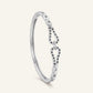 Elegant Silver Black Stone Link Bracelet