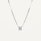 Elegant Silver LOVE Pendant Necklace