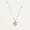 Floral Rose Pearl Pendant Necklace – Elegant Flower Jewellery