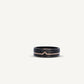 Black & Rose Gold Arrow Accent Ring