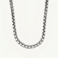 Silver Classic Box Link Chain Necklace
