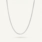 Delicate Silver Snake Chain Necklace