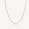 Delicate Silver Snake Chain Necklace