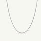 Minimal Silver Chain Necklace