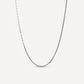 Delicate Silver Link Chain Necklace