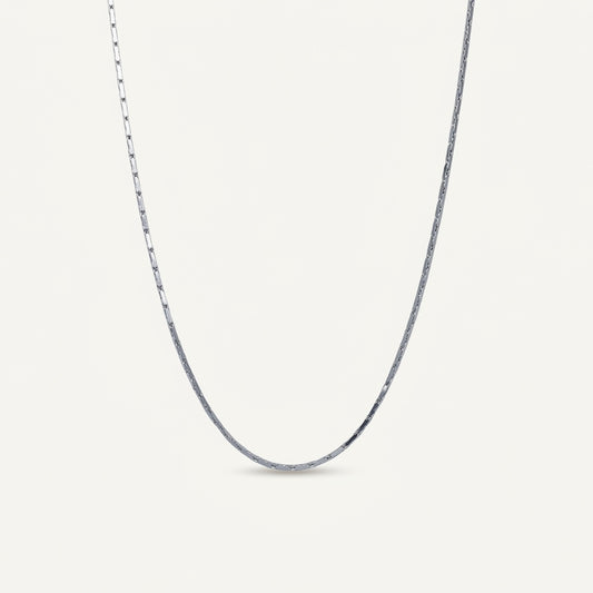 Delicate Silver Link Chain Necklace