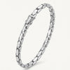 Silver-Tone Stainless Steel Multi-Link Bracelet for Men