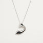 Elegant Curved Pavé Necklace & Earrings Jewellery Set