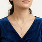 Pavé Bar Pendant Necklace & Drop Earrings Set