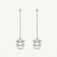 Elegant Pearl Pendant Necklace & Drop Earrings Set
