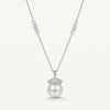 Elegant Pearl Pendant Necklace & Drop Earrings Set