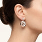 Rose Gold Swirl Mother-of-Pearl Necklace & Earrings Set