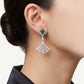 Emerald Necklace & Earrings Set