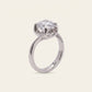 Classic Solitaire Crystal Prong Ring