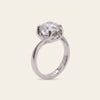 Classic Solitaire Crystal Prong Ring