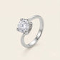 Classic Solitaire Crystal Prong Ring