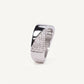 Silver Crystal Triangle Accent Statement Ring