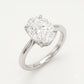 Elegant Round Cut Solitaire Statement Ring