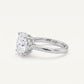 Elegant Round Cut Solitaire Statement Ring