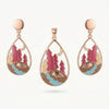 Forest Lake Teardrop Necklace & Earrings Set