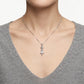 Elegant Silver Girl Pendant Necklace – Dainty Charm Necklace for Women