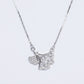 Silver Leaf Pearl Pendant Necklace – Elegant Floral Jewellery